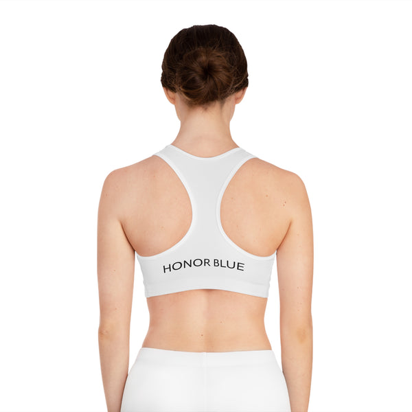 Honor Blue Sports Bra - Stylish Activewear for Comfort & Performance