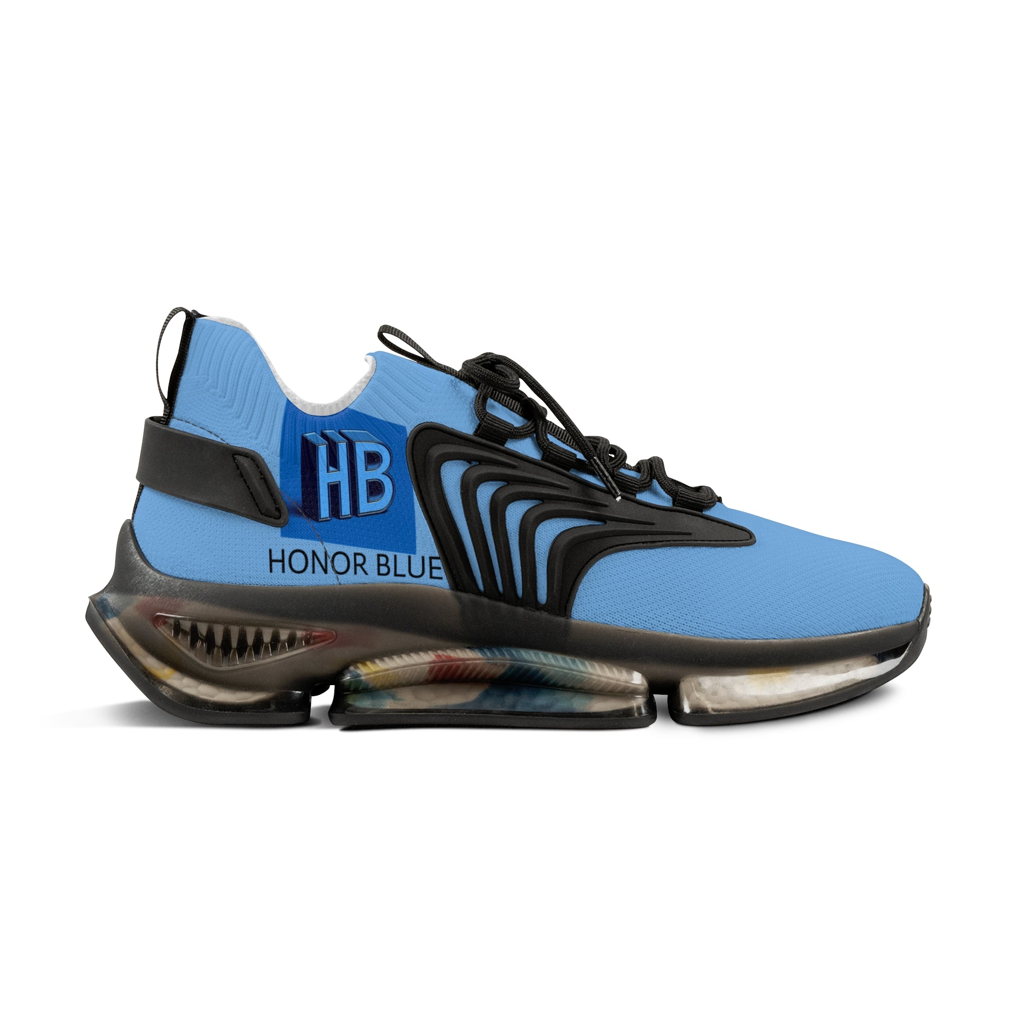 Men's Mesh Sneakers - Honor Blue Athletic Shoes for Style and Comfort