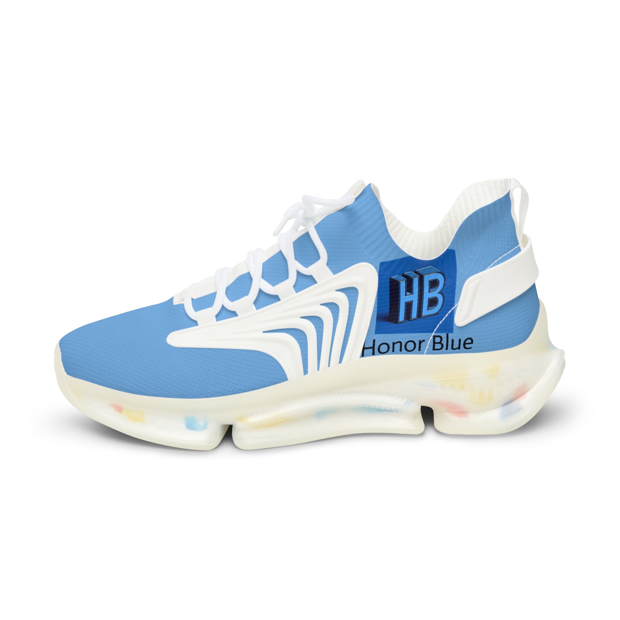 Men's Mesh Sneakers - Honor Blue Athletic Shoes for Style and Comfort