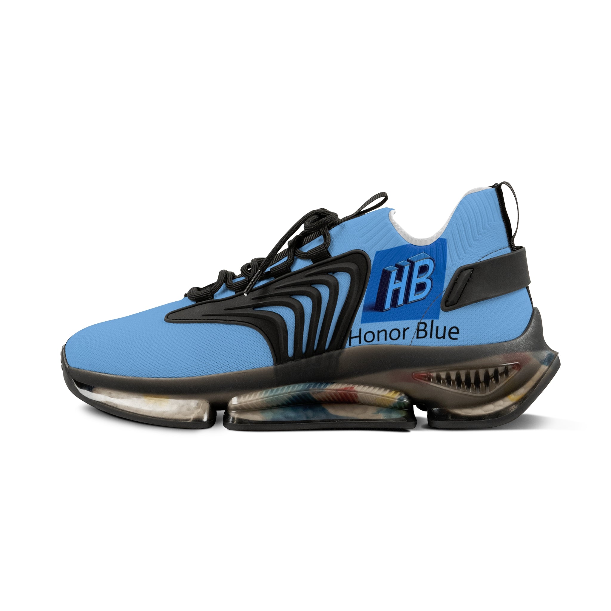Men's Mesh Sneakers - Honor Blue Athletic Shoes for Style and Comfort