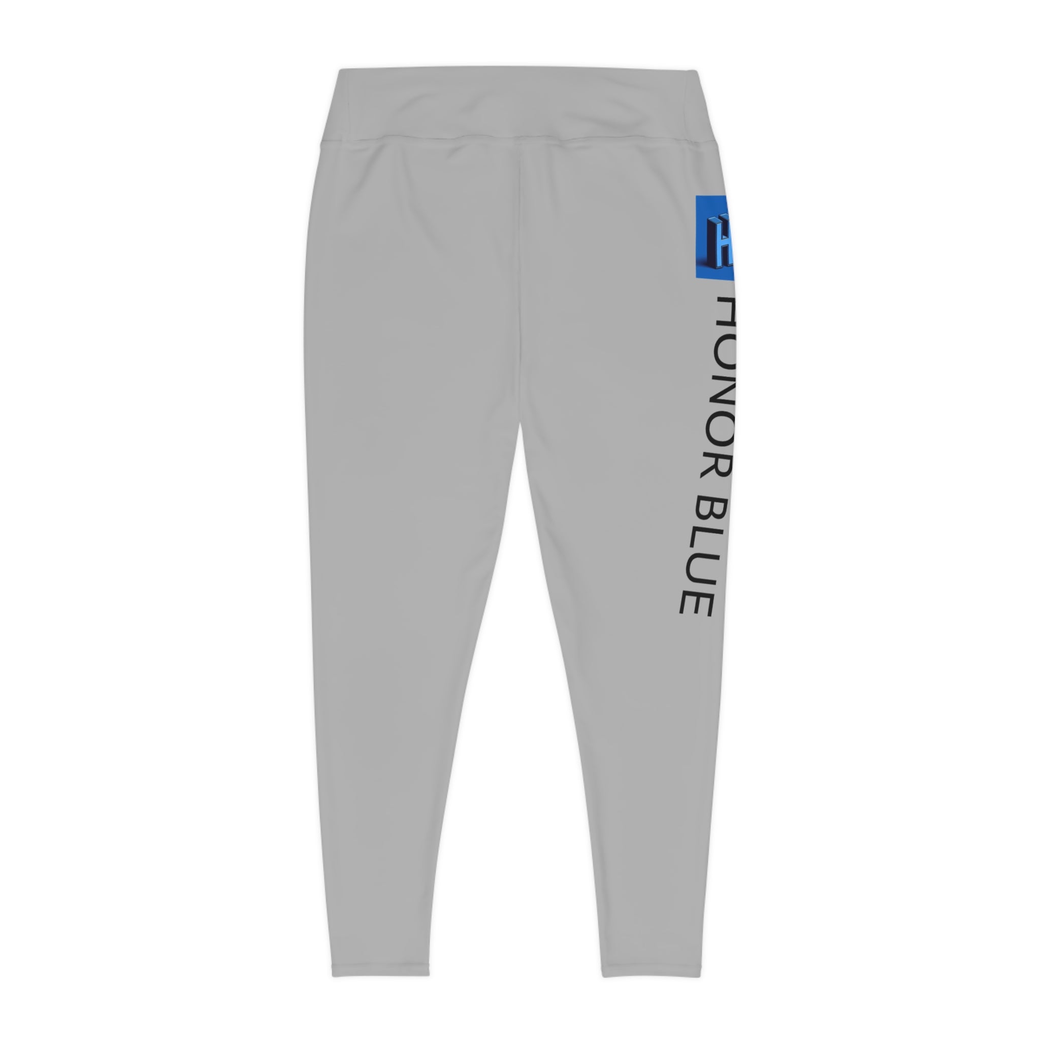 Plus Size Honor Blue Leggings for Comfort and Style