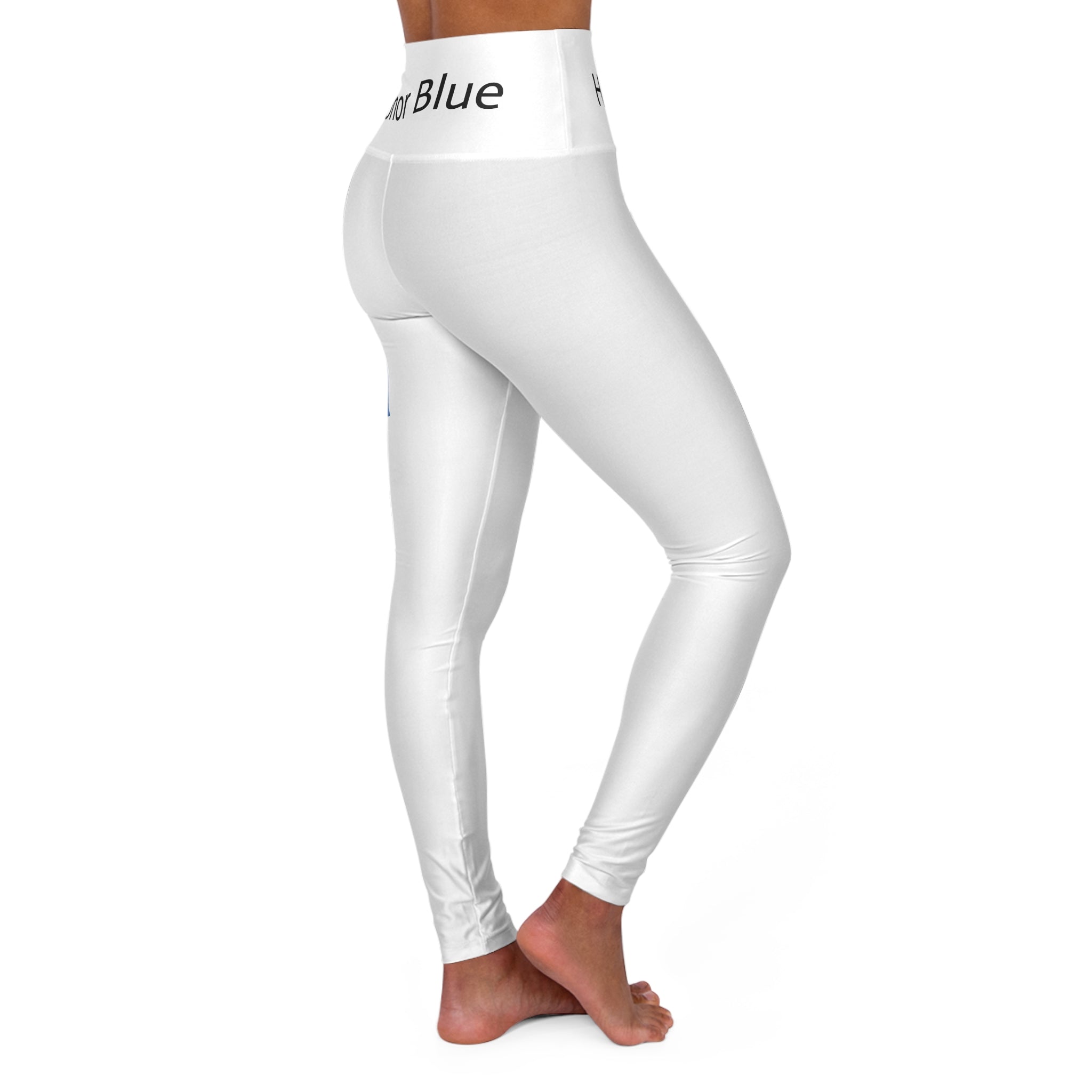 Honor Blue High Waisted Yoga Leggings for Comfort and Style