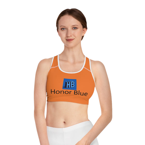 Honor Blue Sports Bra - Comfortable, Stylish Activewear for Athletes