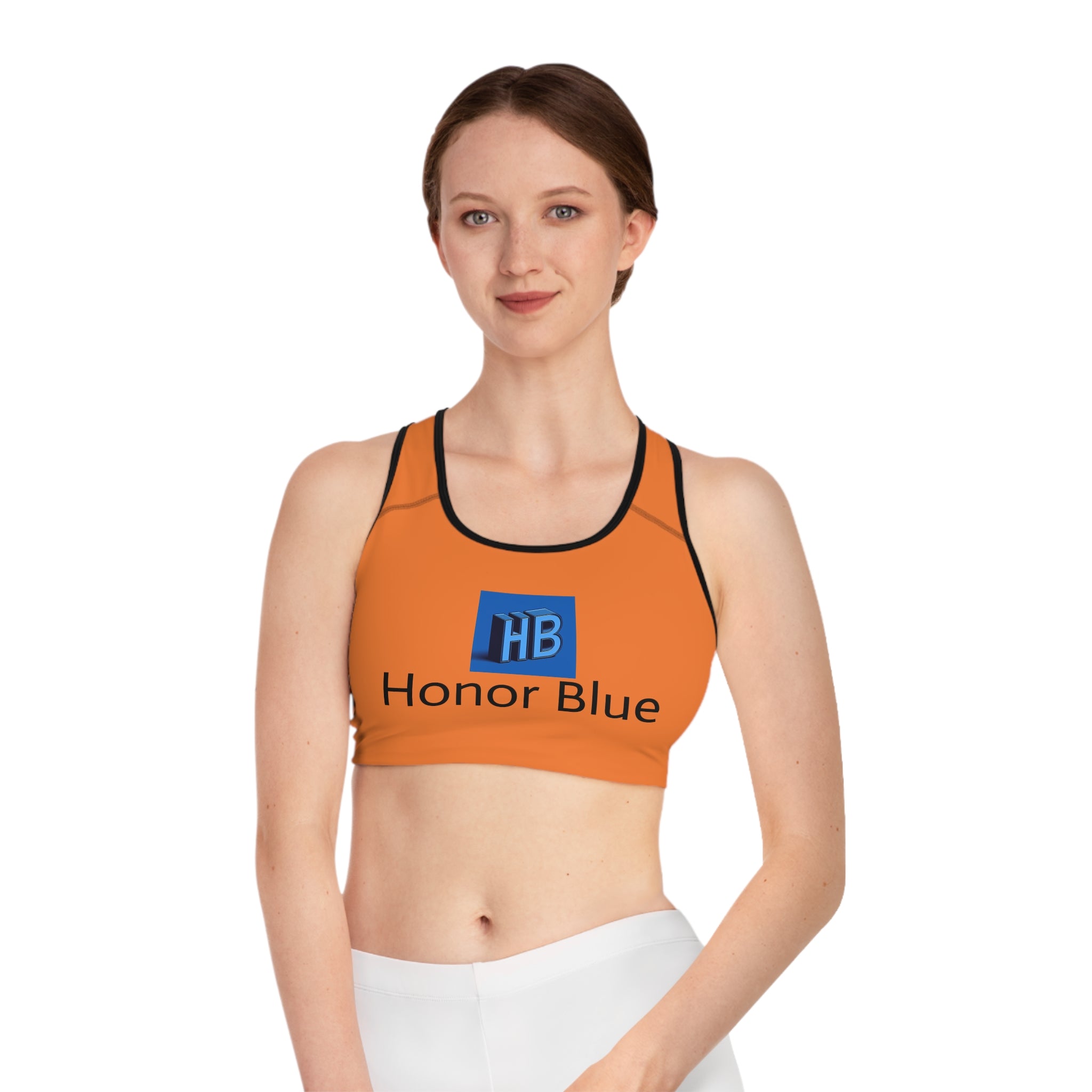 Honor Blue Sports Bra - Comfortable, Stylish Activewear for Athletes