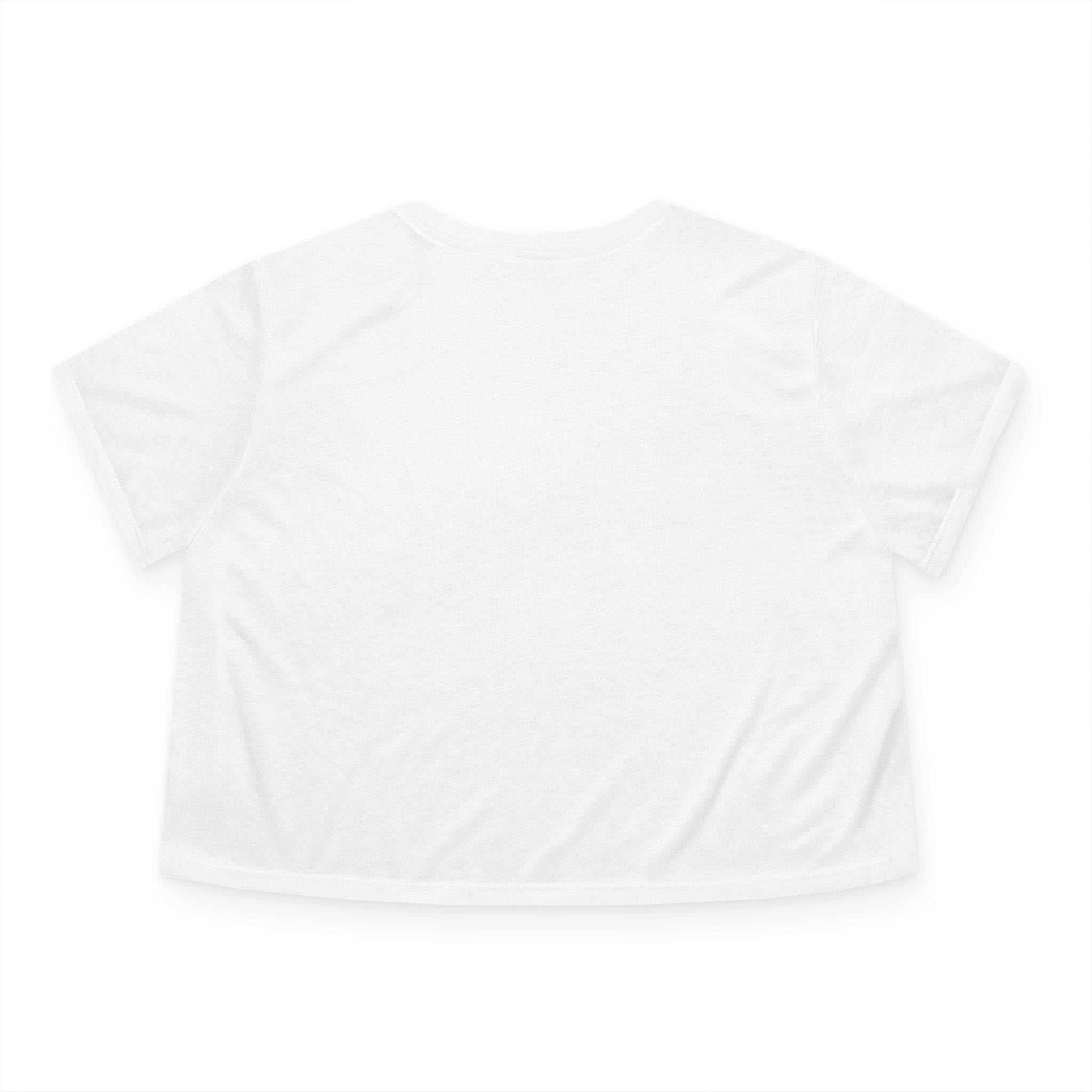 Honor Blue Women's Flowy Cropped Tee - Stylish & Comfortable Casual Wear