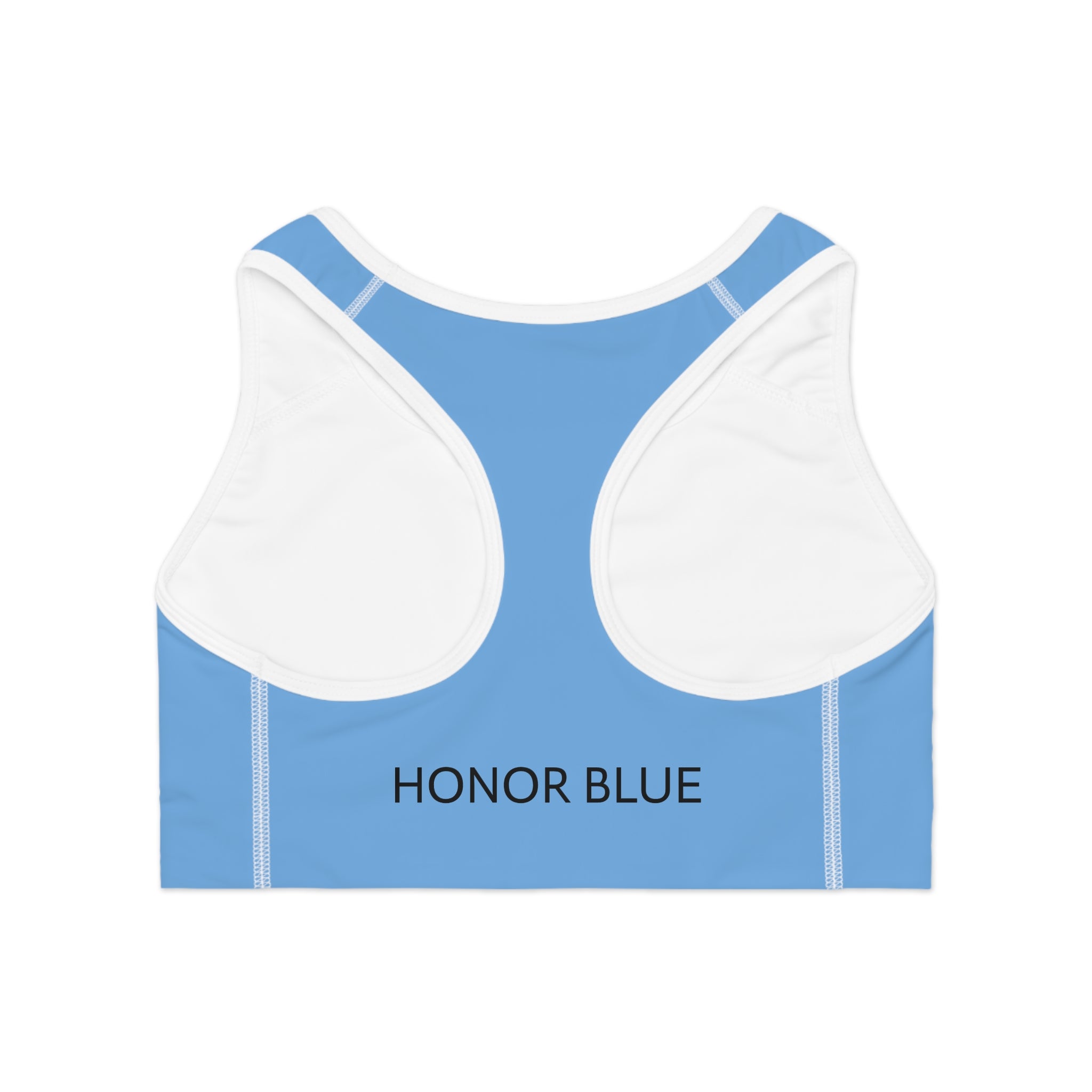 Honor Blue Sports Bra - Comfortable Athletic Wear for Active Lifestyle