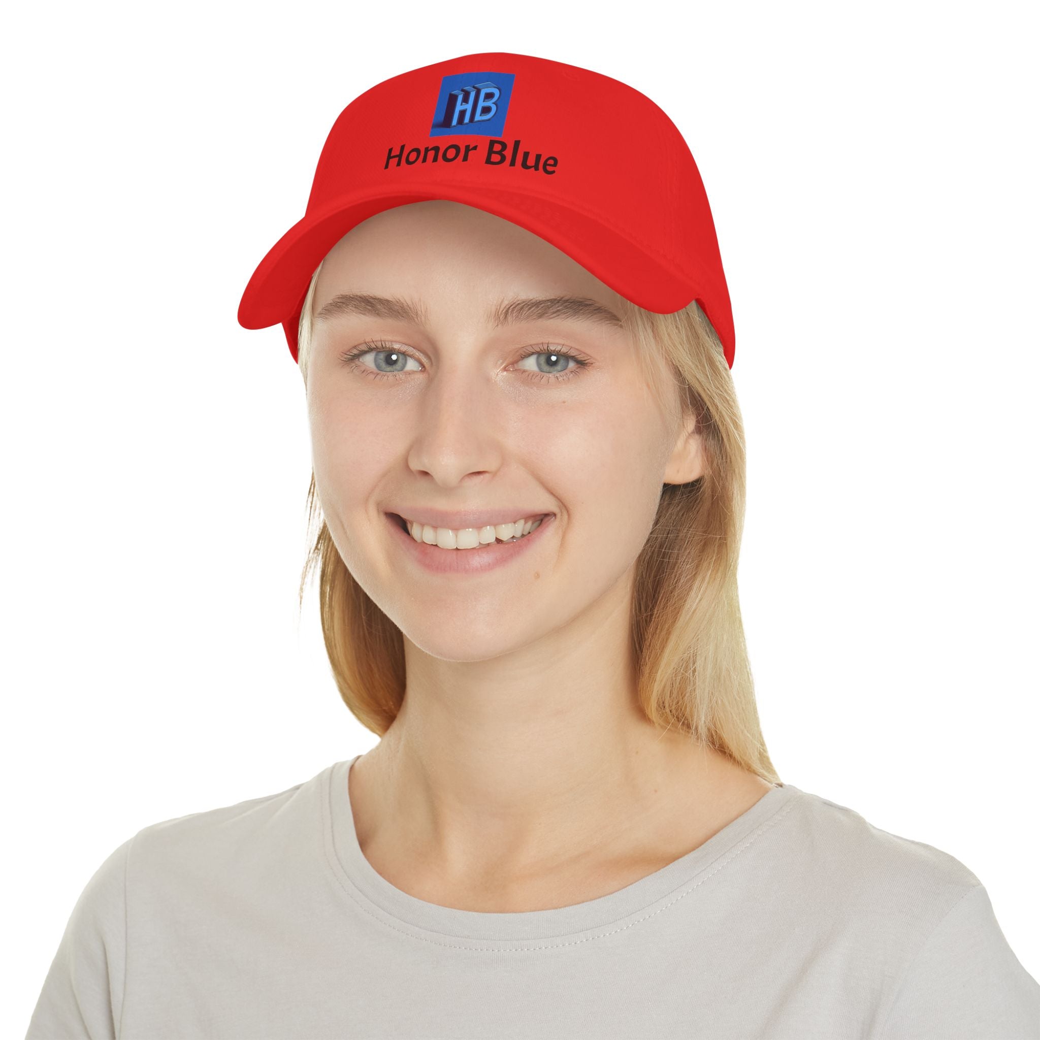 Honor Blue Low Profile Baseball Cap | Stylish Adjustable Cap, Perfect for Outdoor Activities, Casual Wear, and Gifts