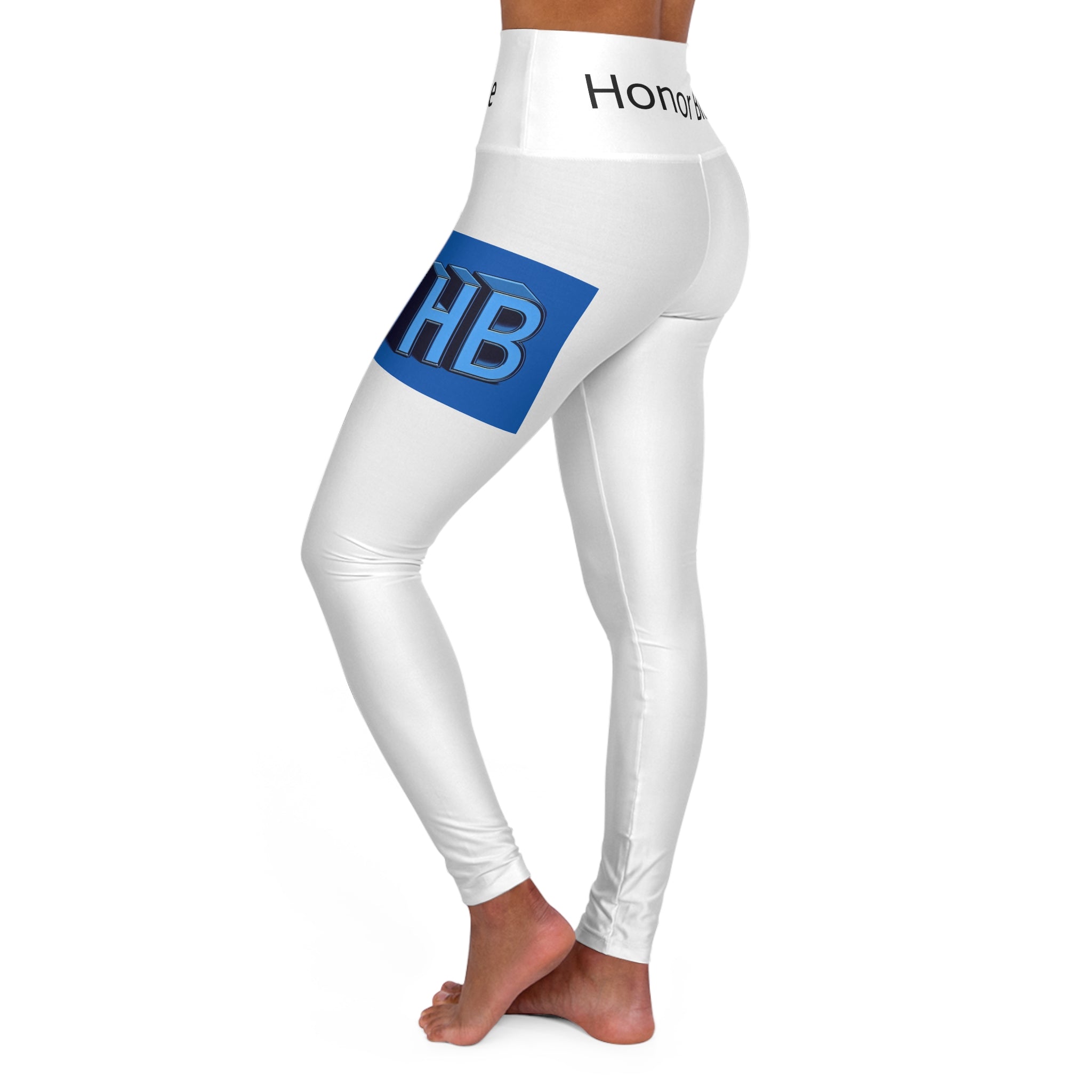 Honor Blue High Waisted Yoga Leggings for Comfort and Style