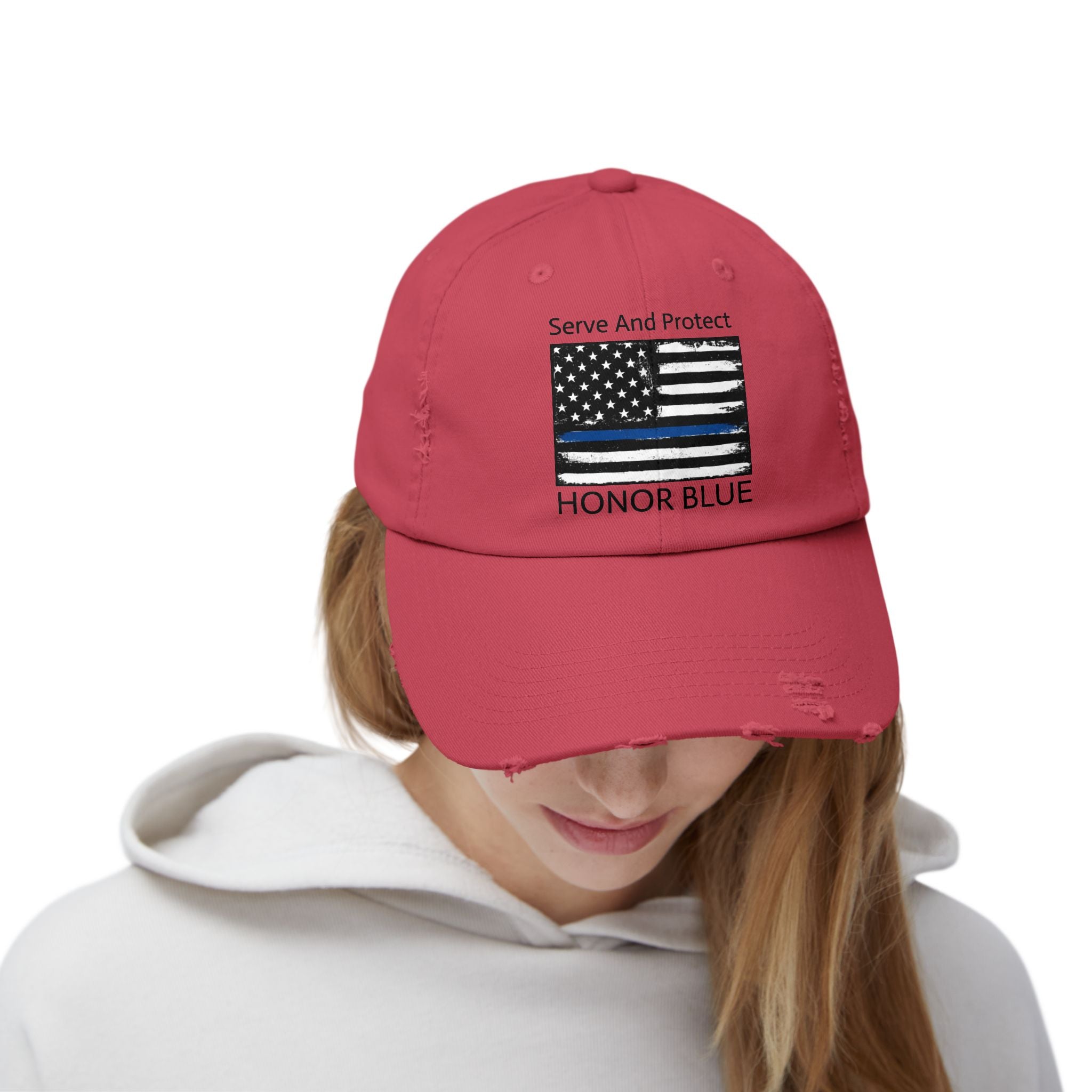 Unisex Distressed Cap