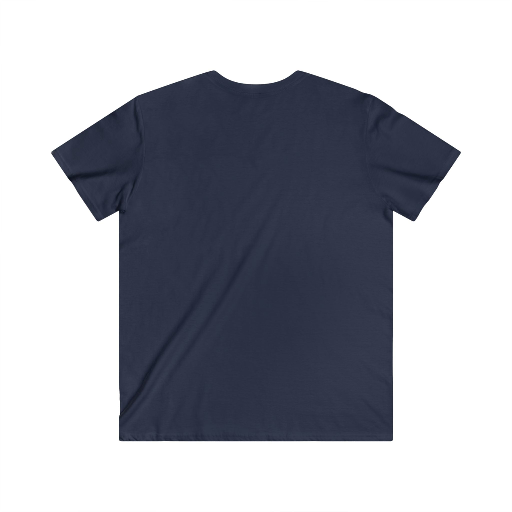 Honor Blue Men's Fitted V-Neck Tee - Casual Style for Every Occasion