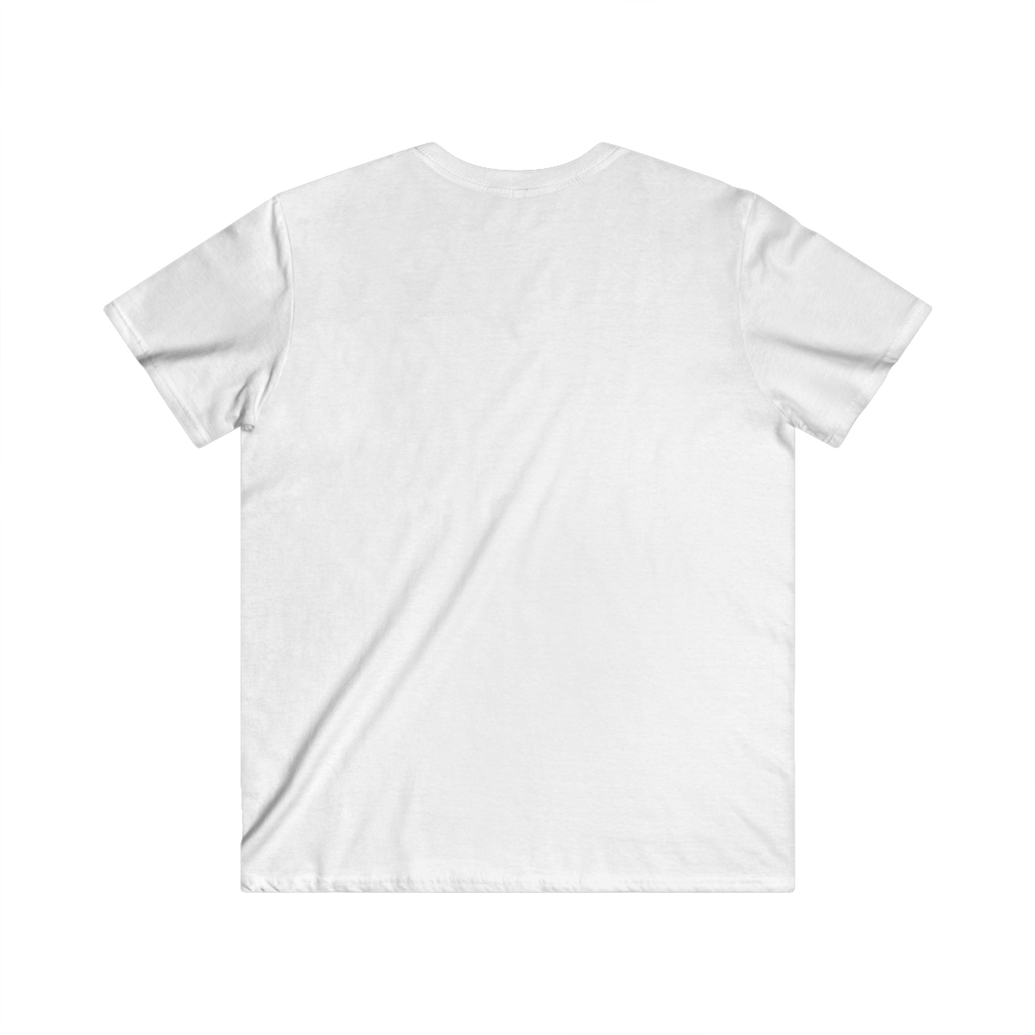 Honor Blue Men's Fitted V-Neck Tee - Casual Style for Every Occasion