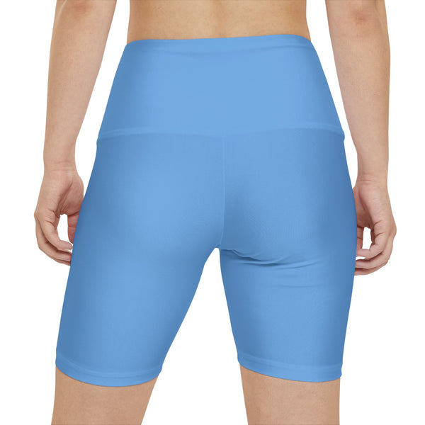 Honor Blue Women's Workout Shorts - Comfortable & Stylish Fitness Gear