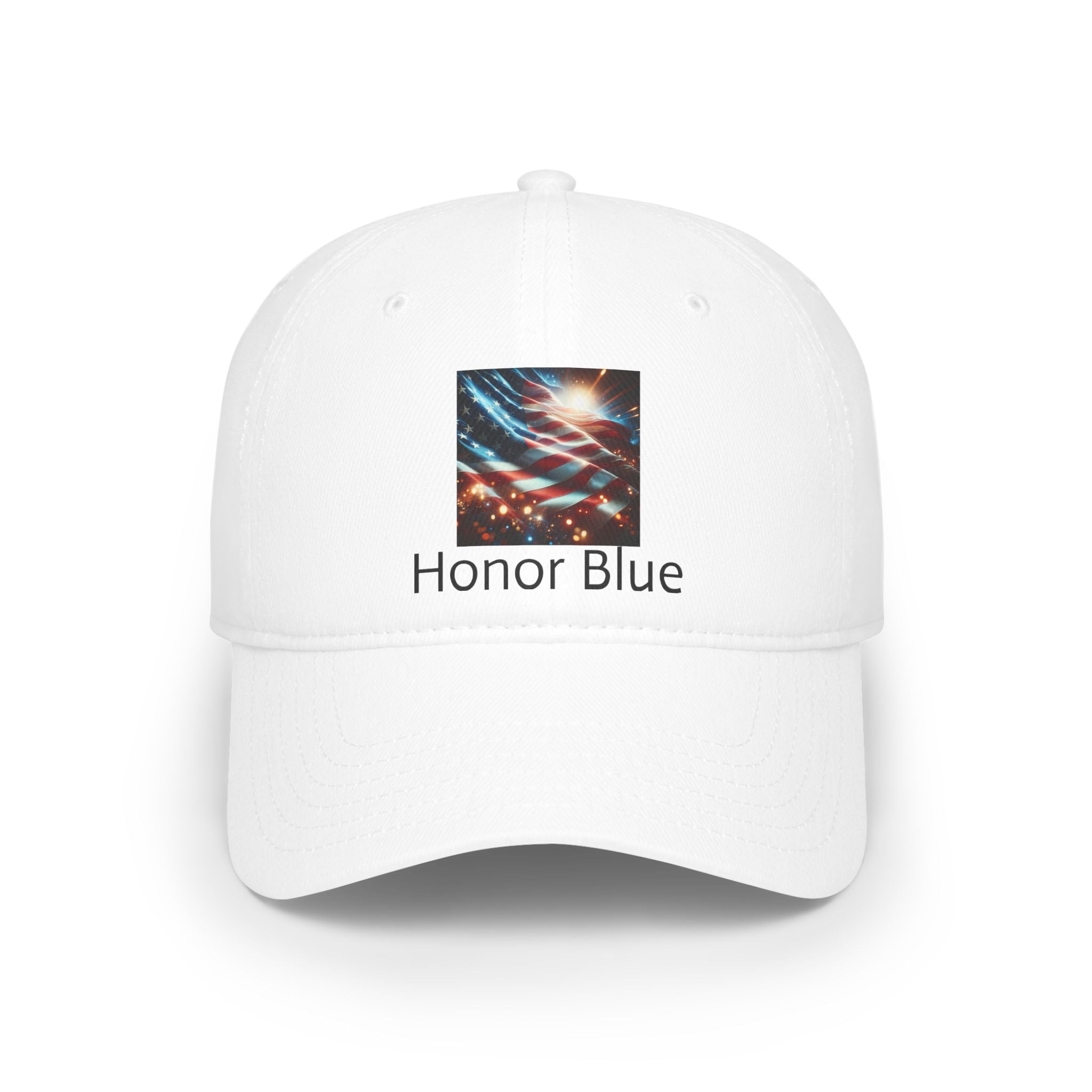Honor Blue Low Profile Baseball Cap - Casual Style for Everyday Wear