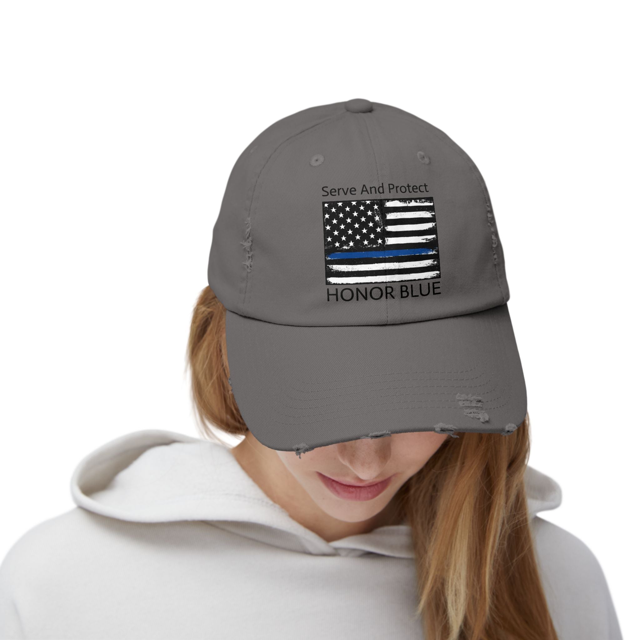 Unisex Distressed Cap