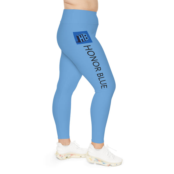 Copy of Plus Size Honor Blue Leggings for Comfort and Style
