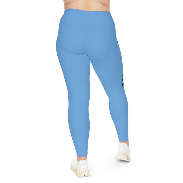 Copy of Plus Size Honor Blue Leggings for Comfort and Style