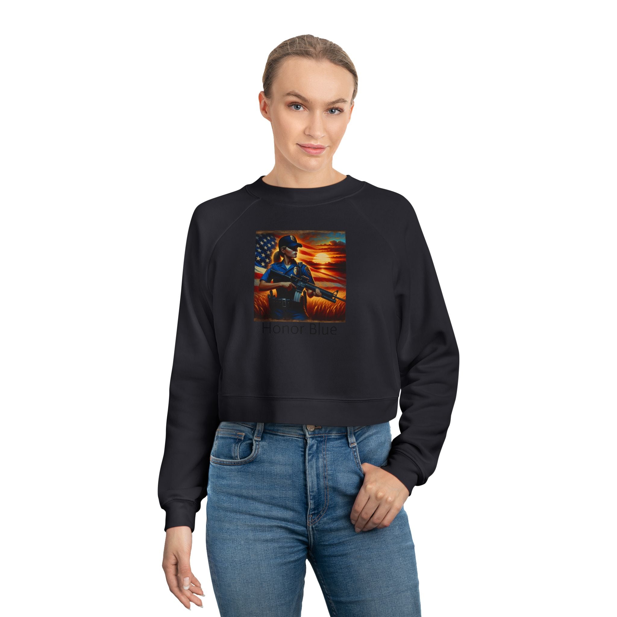 Women's Cropped Fleece Pullover
