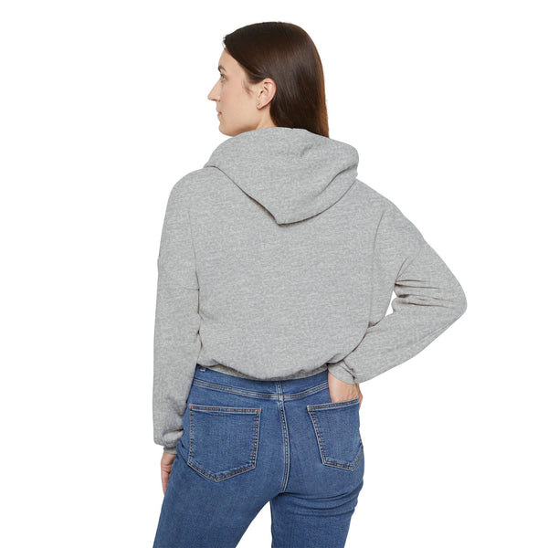 Women's Cinched Bottom Hoodie - Honor Blue Design