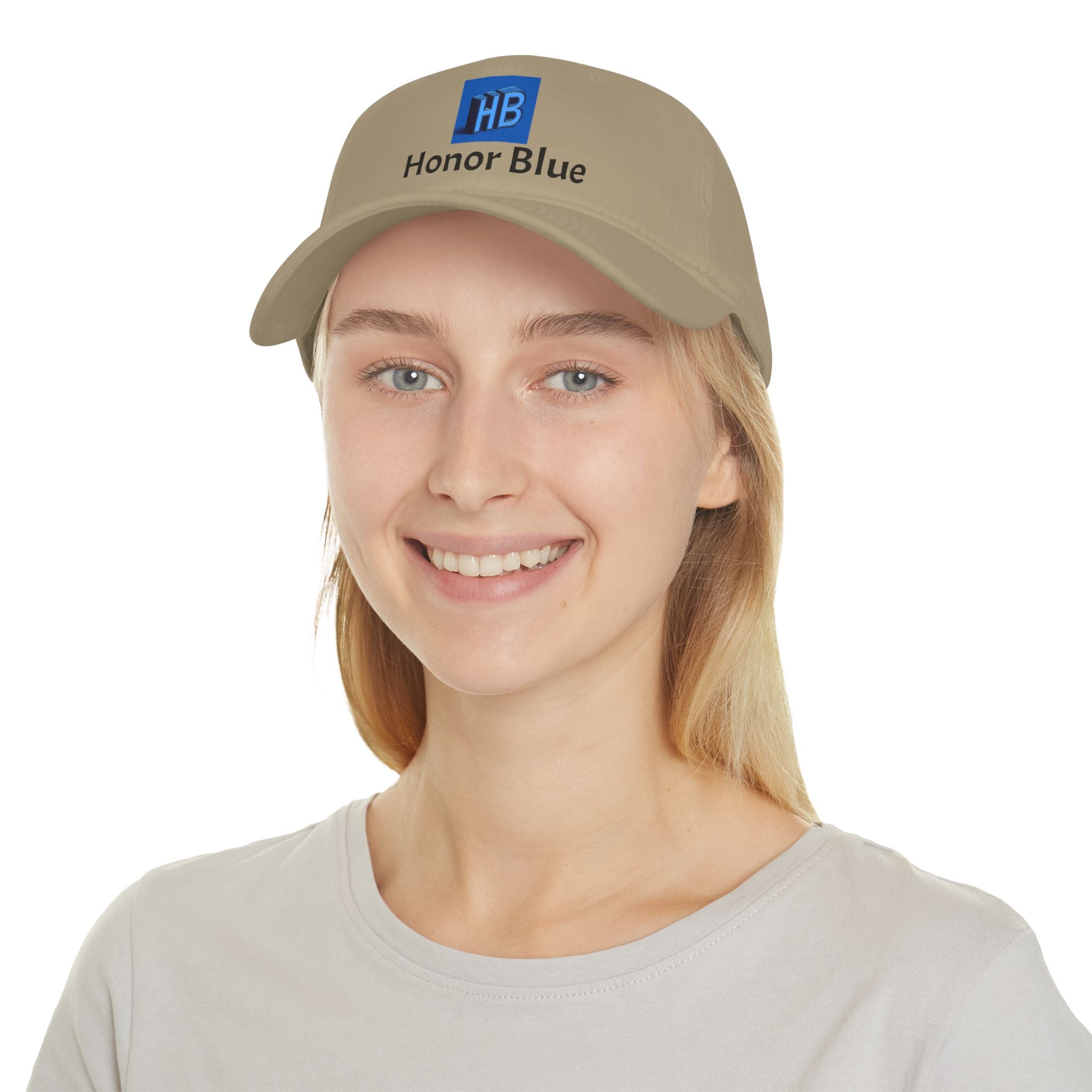 Honor Blue Low Profile Baseball Cap | Stylish Adjustable Cap, Perfect for Outdoor Activities, Casual Wear, and Gifts