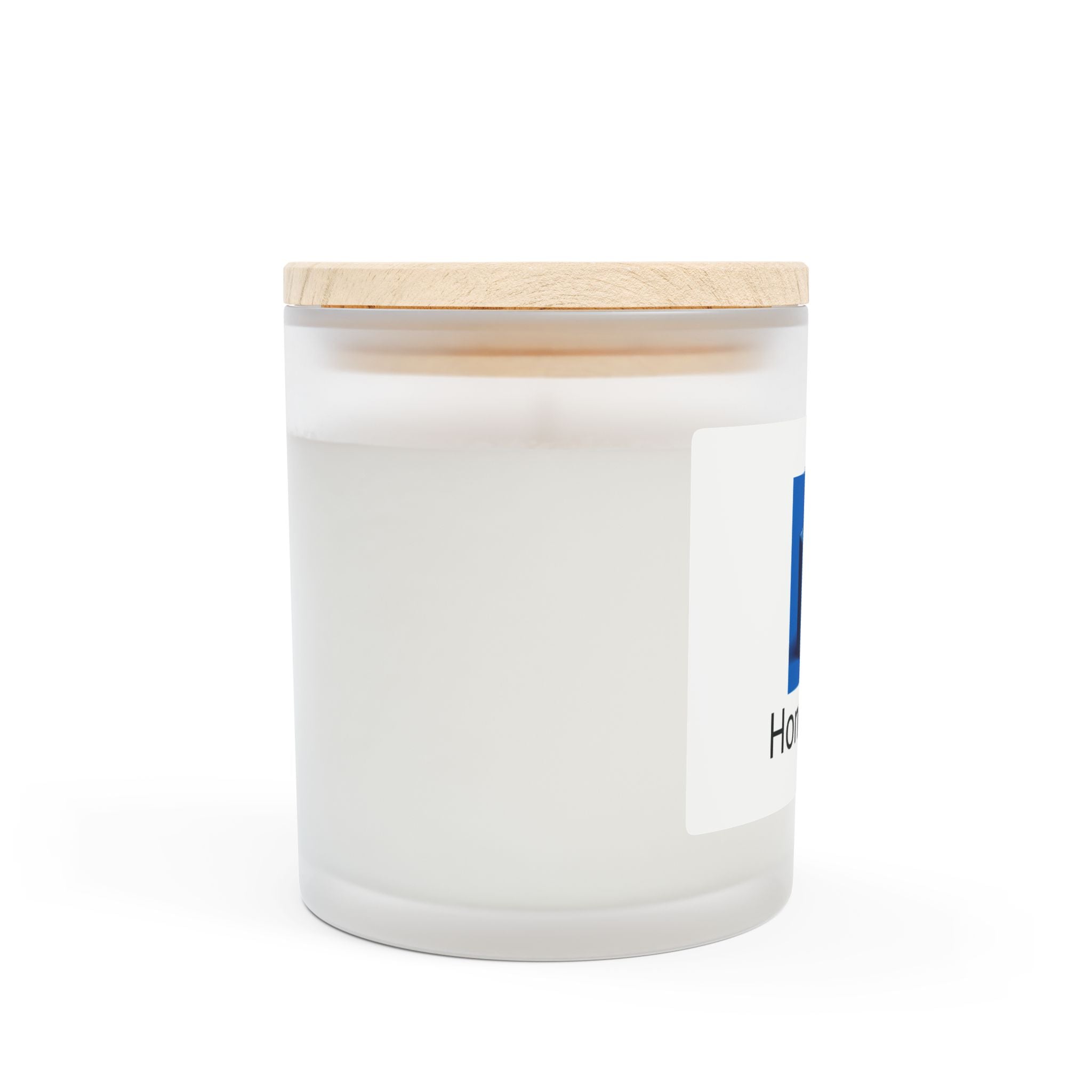 Honor Blue 11oz Frosted Glass Candle - Relaxing Aromatherapy Decor