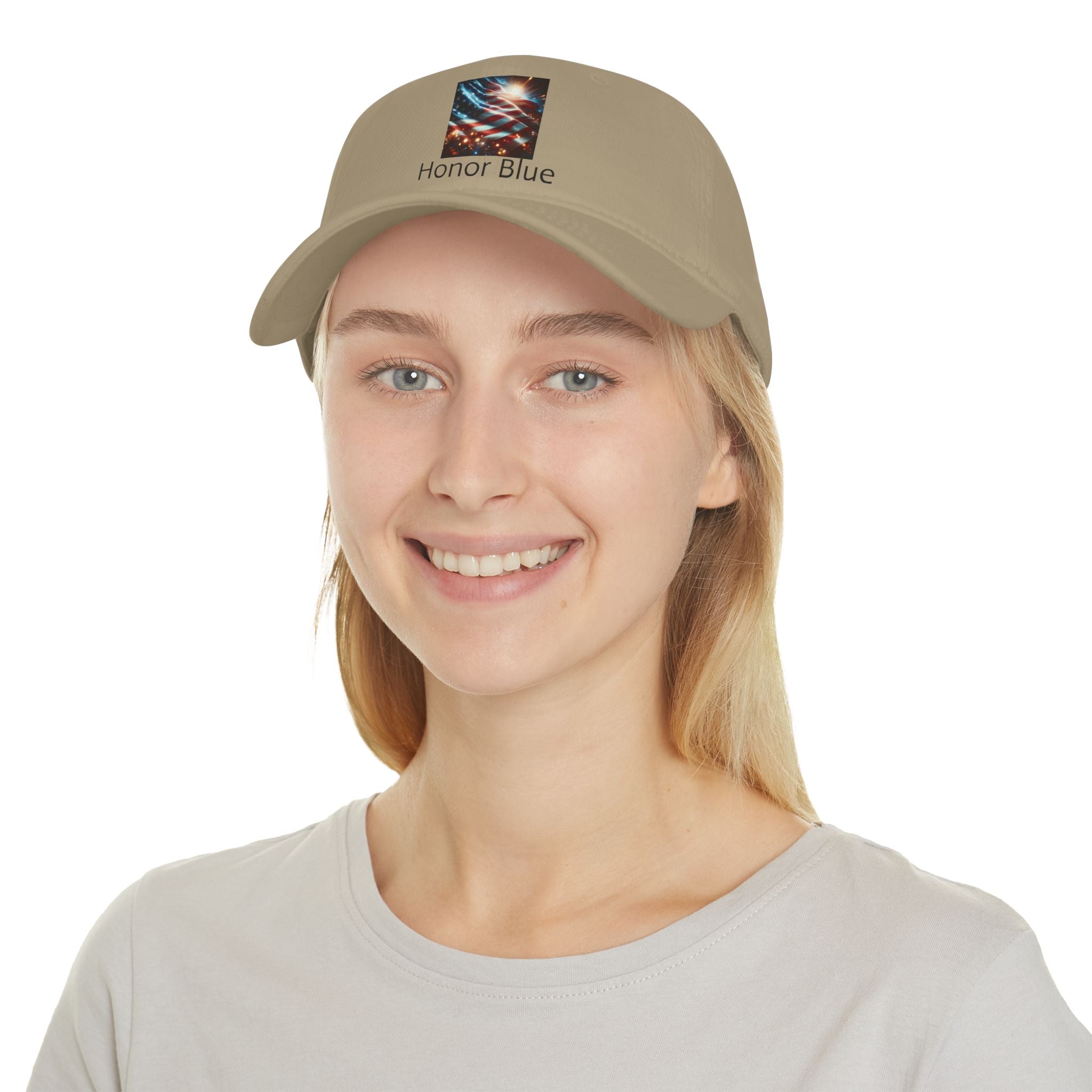 Honor Blue Low Profile Baseball Cap - Casual Style for Everyday Wear