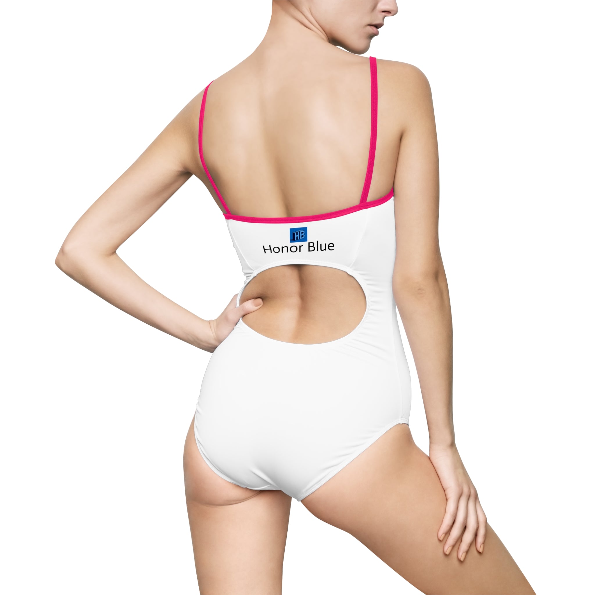Elegant Women's One-Piece Swimsuit - Honor Blue