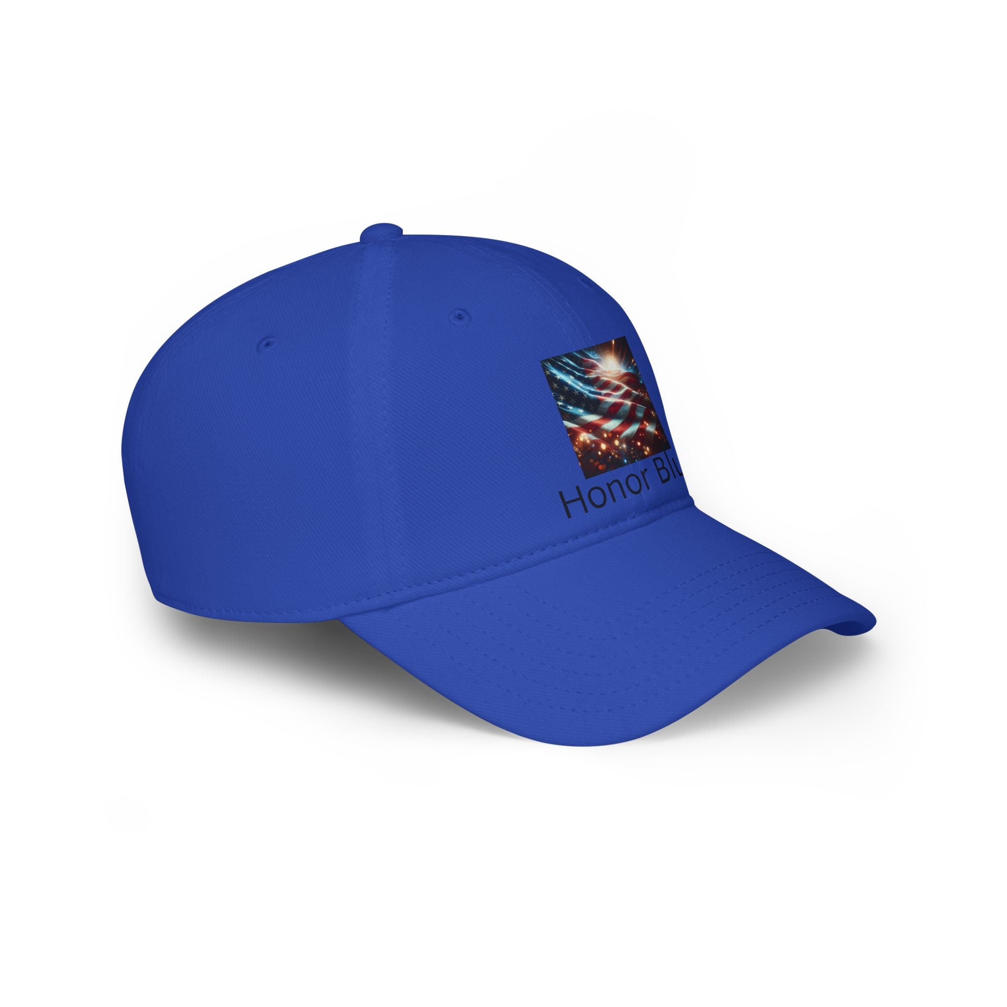 Honor Blue Low Profile Baseball Cap - Casual Style for Everyday Wear