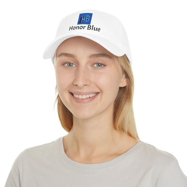 Honor Blue Low Profile Baseball Cap | Stylish Adjustable Cap, Perfect for Outdoor Activities, Casual Wear, and Gifts