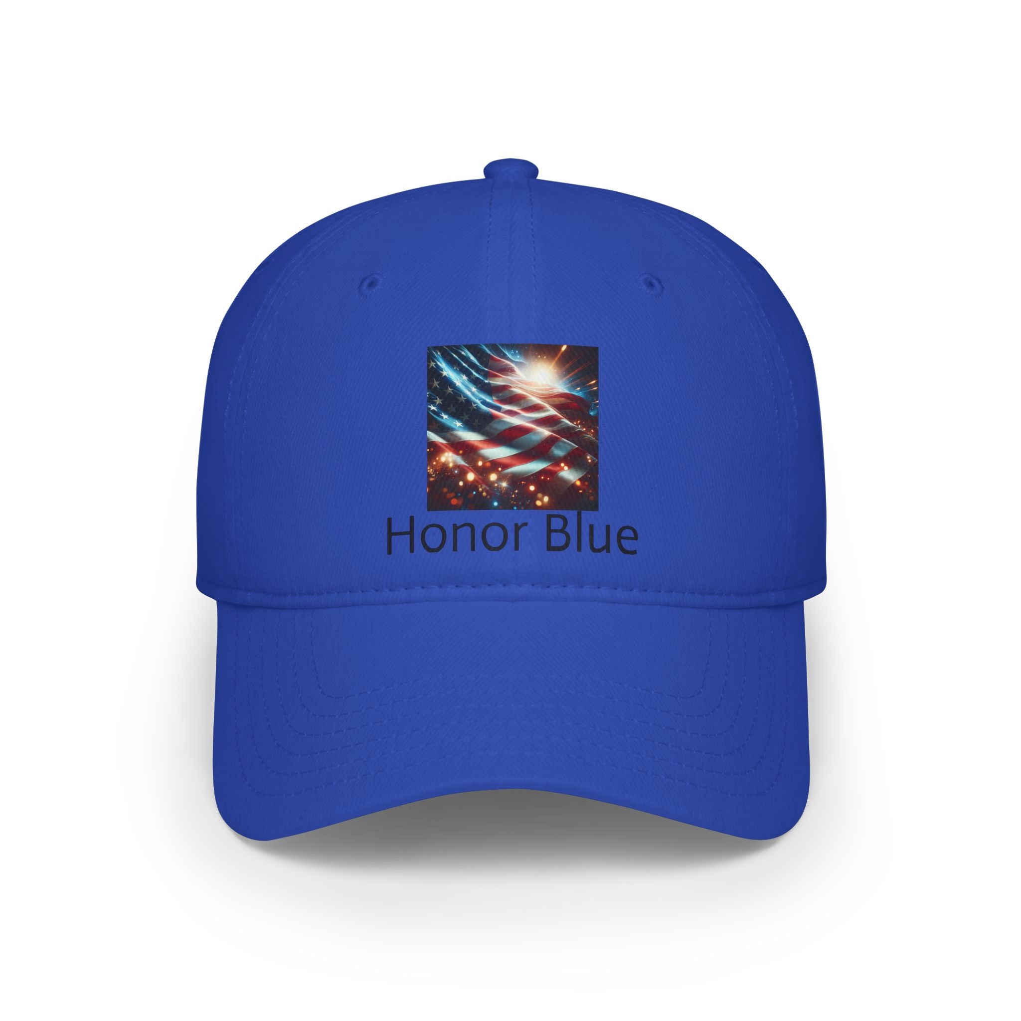 Honor Blue Low Profile Baseball Cap - Casual Style for Everyday Wear