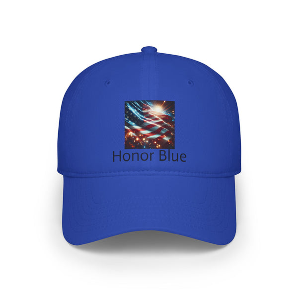 Honor Blue Low Profile Baseball Cap - Casual Style for Everyday Wear