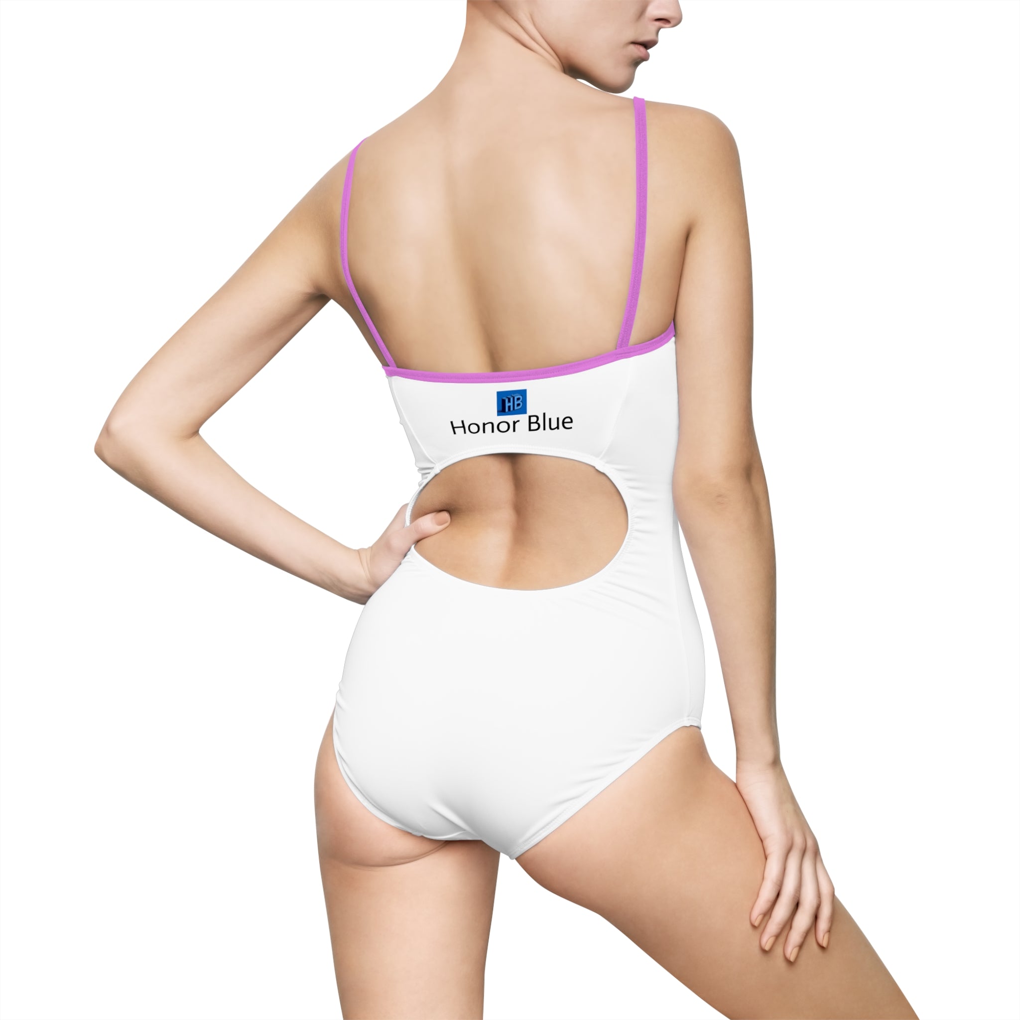 Elegant Women's One-Piece Swimsuit - Honor Blue