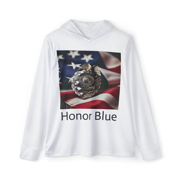 Honor Blue Men's Sports Warmup Hoodie - Perfect for Active Lifestyle & Patriotic Events