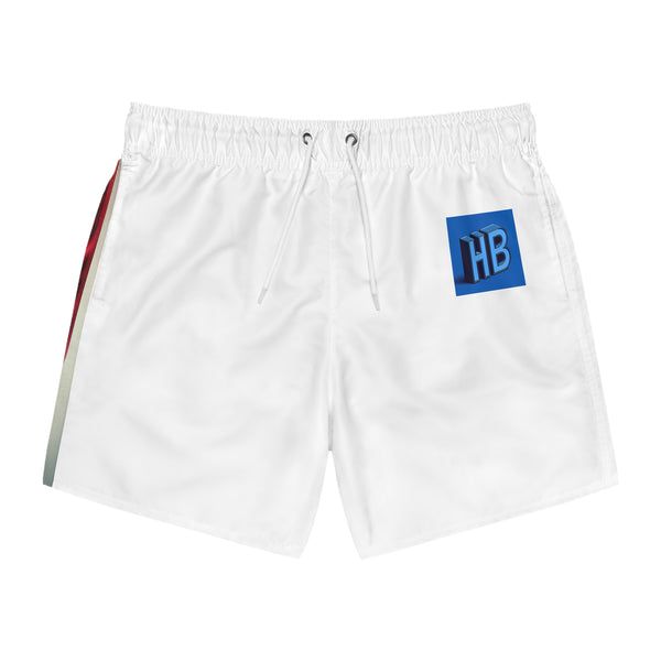 Patriotic Police Badge Swim Trunks - Perfect for Summer Celebrations