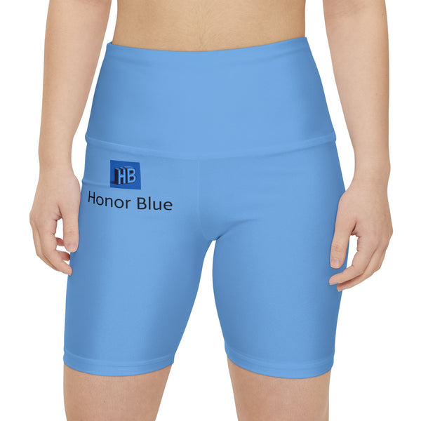 Honor Blue Women's Workout Shorts - Comfortable & Stylish Fitness Gear