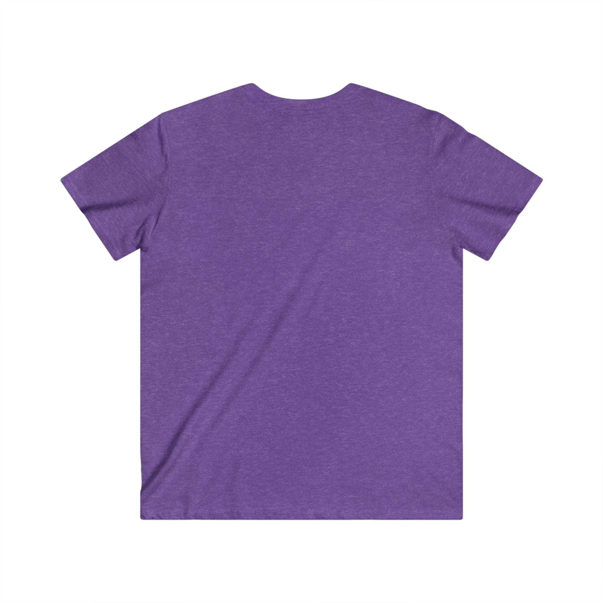 Honor Blue Men's Fitted V-Neck Tee - Casual Style for Every Occasion