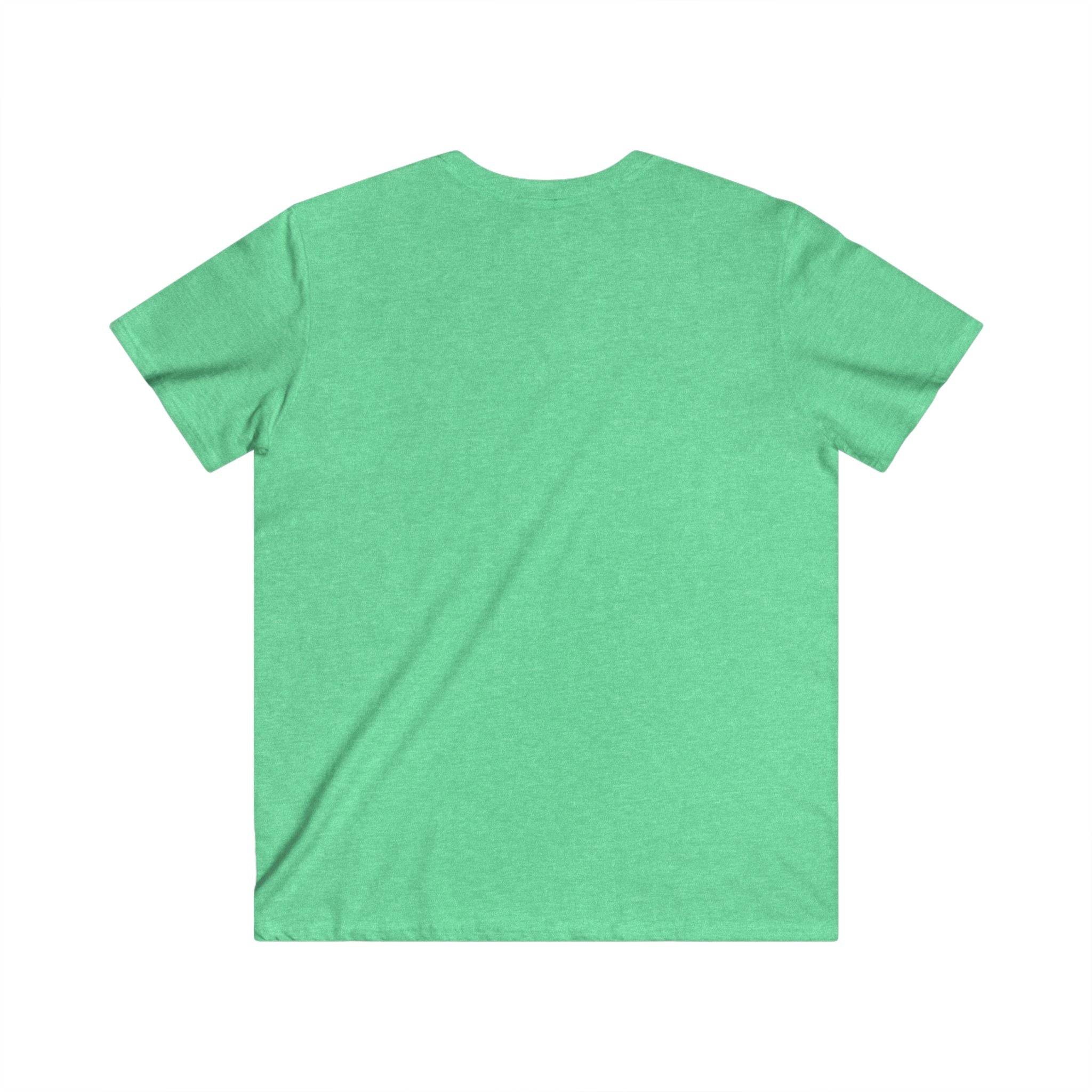 Honor Blue Men's Fitted V-Neck Tee - Casual Style for Every Occasion