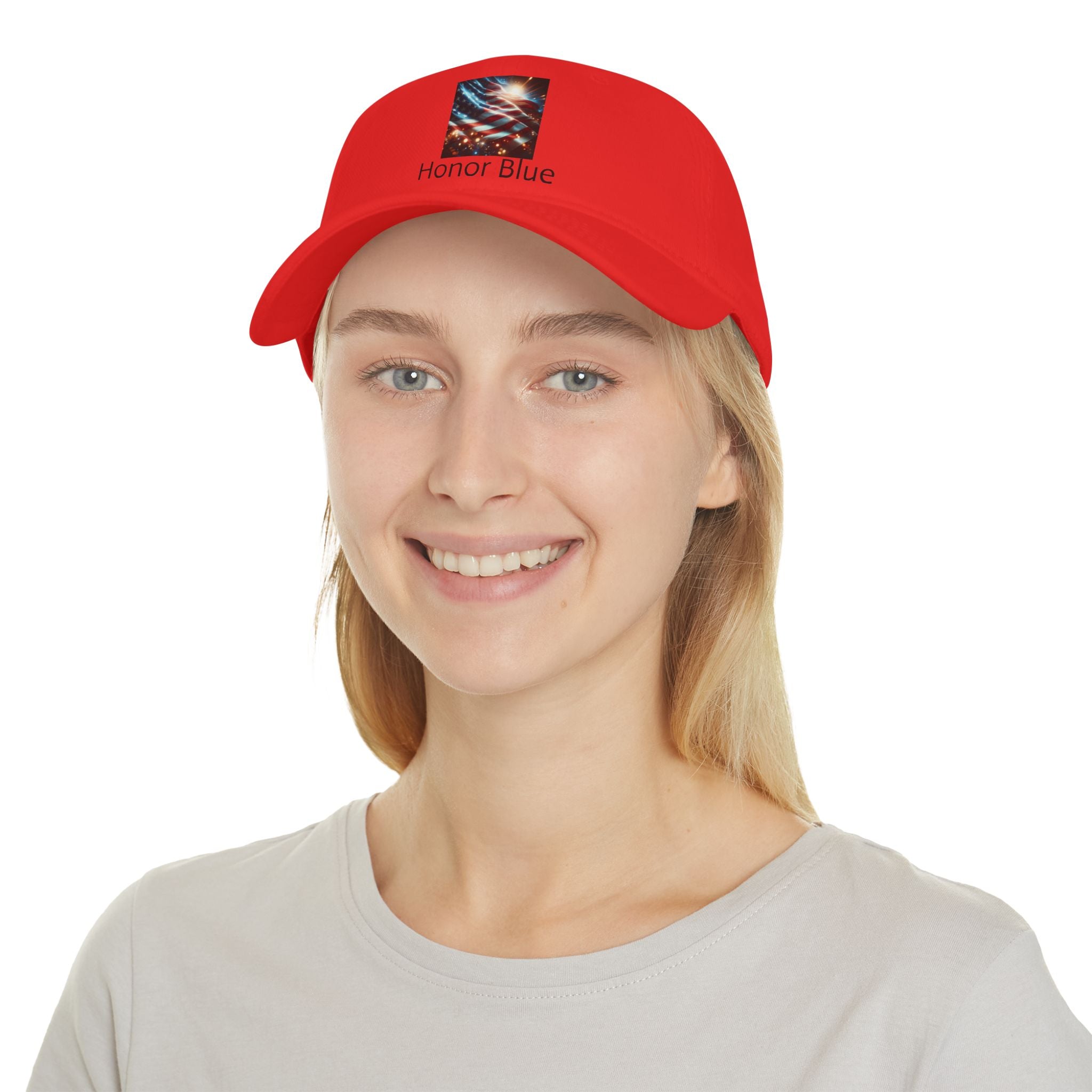 Honor Blue Low Profile Baseball Cap - Casual Style for Everyday Wear