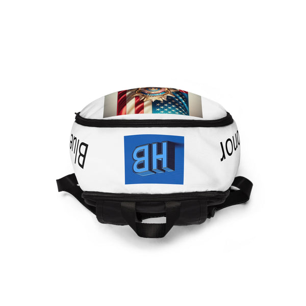 Honor Unisex Fabric Backpack with American Flag Design