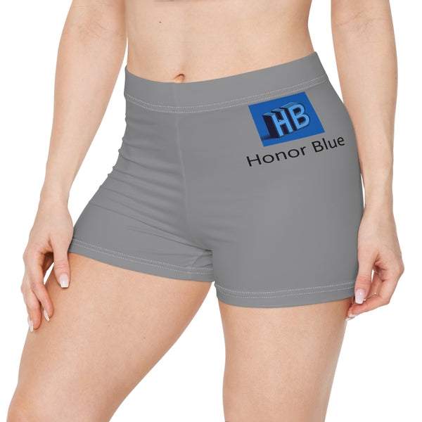 Honor Blue Women's Athletic Shorts - Comfortable, Stylish Activewear for Fitness Enthusiasts