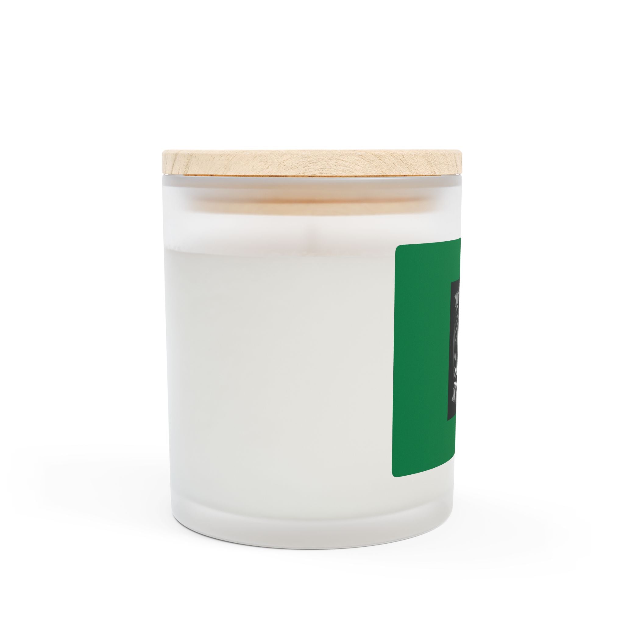 Patriotic Frosted Glass Candle - 11oz Scented Candle Honoring Heroes