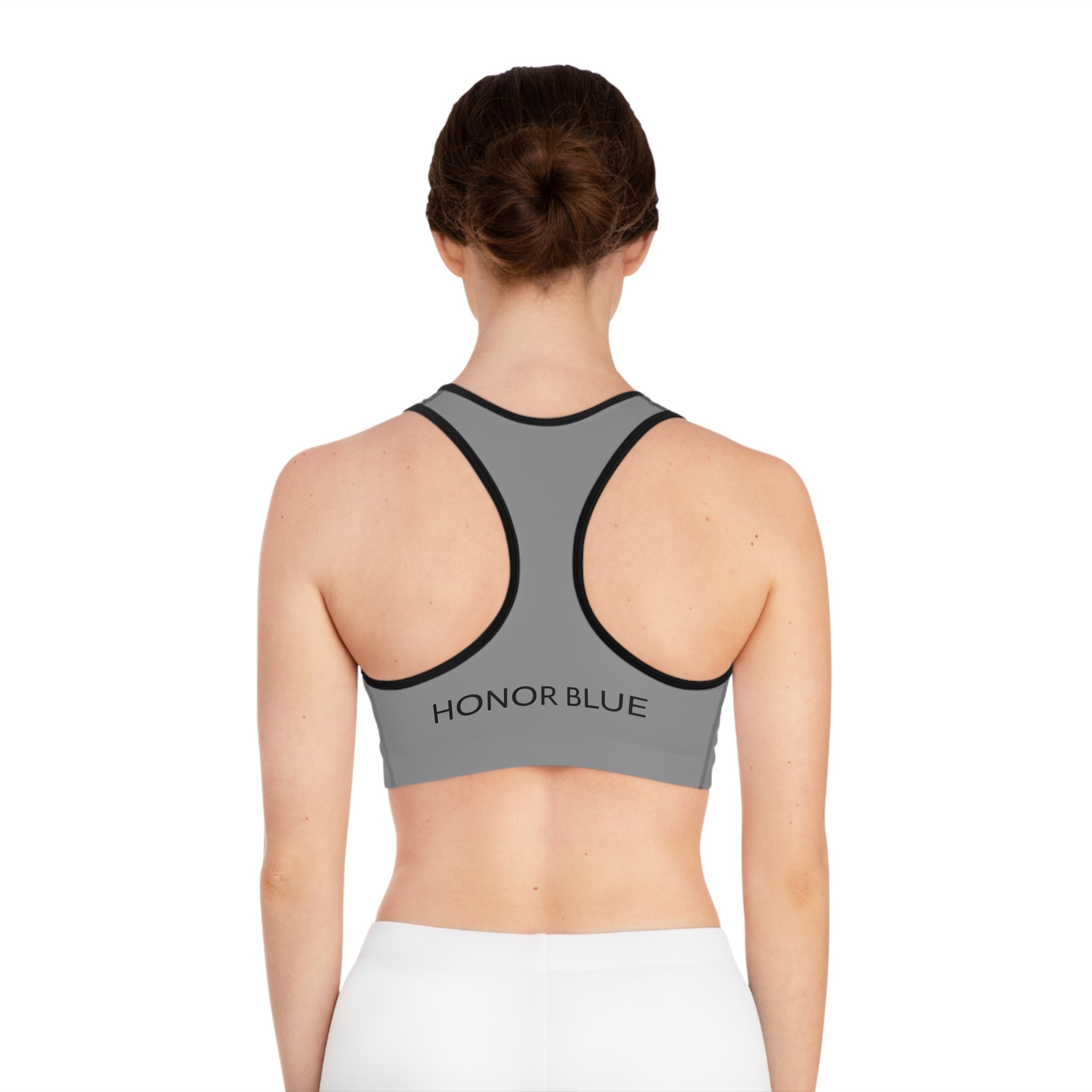 Honor Blue Sports Bra - Stylish Activewear for Comfort & Performance