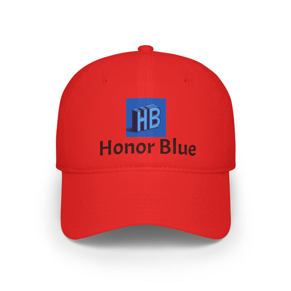 Honor Blue Low Profile Baseball Cap | Stylish Adjustable Cap, Perfect for Outdoor Activities, Casual Wear, and Gifts