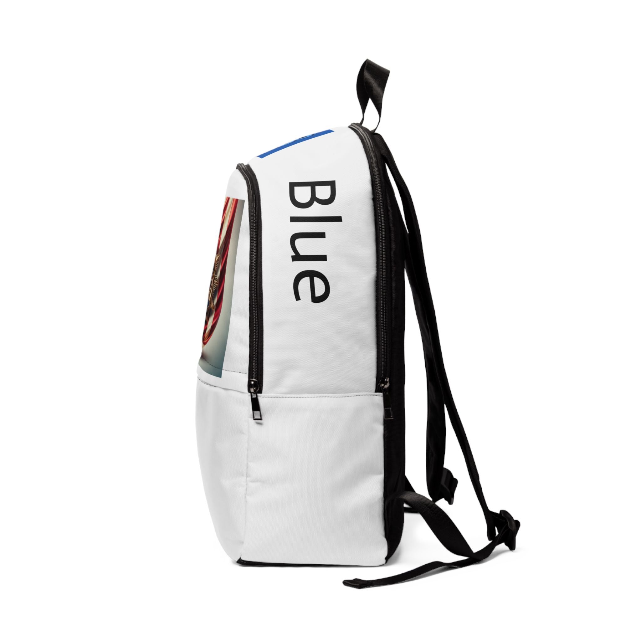 Honor Unisex Fabric Backpack with American Flag Design