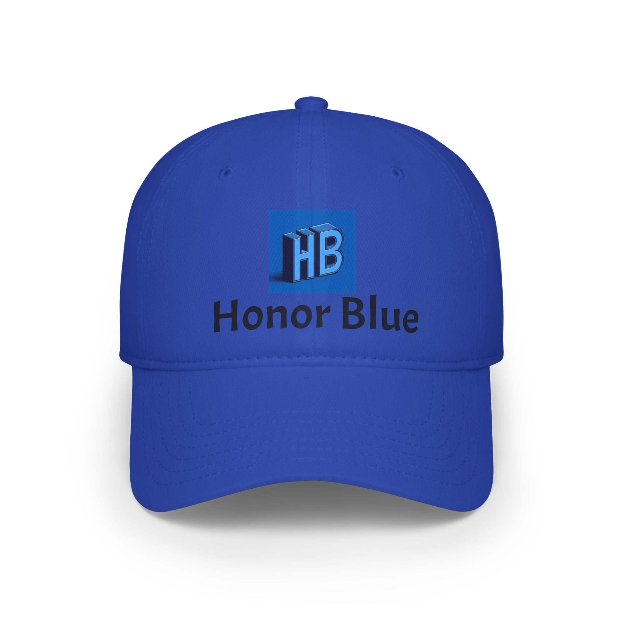Honor Blue Low Profile Baseball Cap | Stylish Adjustable Cap, Perfect for Outdoor Activities, Casual Wear, and Gifts