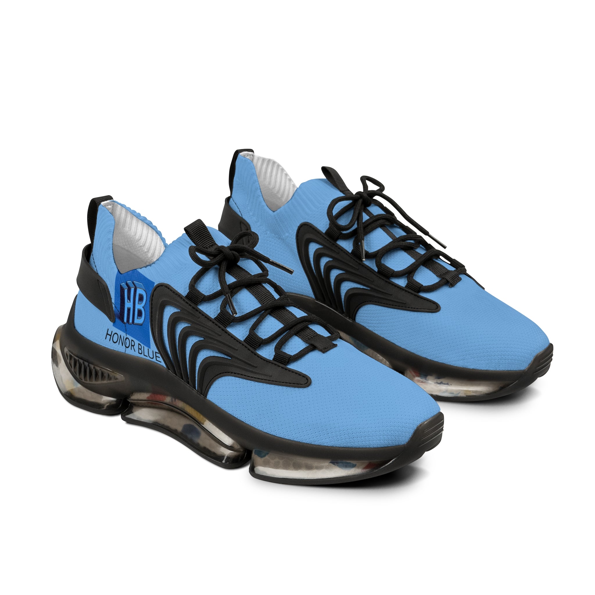 Men's Mesh Sneakers - Honor Blue Athletic Shoes for Style and Comfort