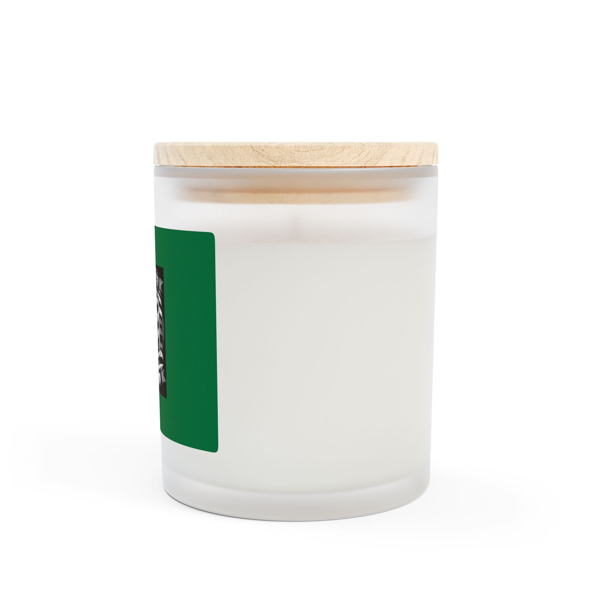 Patriotic Frosted Glass Candle - 11oz Scented Candle Honoring Heroes
